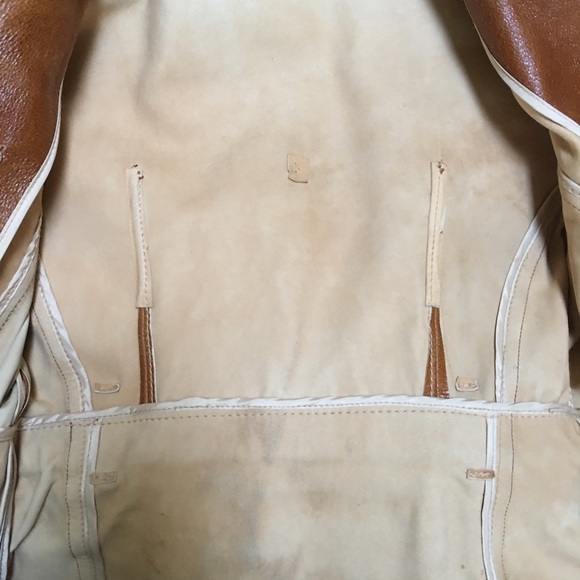 Unique Bebe genuine leather jacket cognac size extra small - Picture 3 of 11